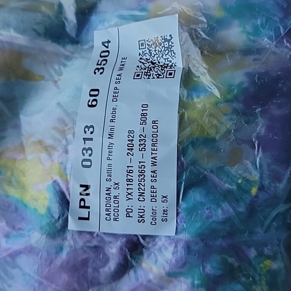 FABLETICS SATTIN MINI ROBE - Picture 4 of 4